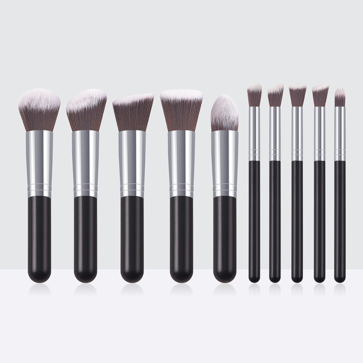 Beauty Makeup Pictures - 10 szt. Minin Zestaw Pędzli do
