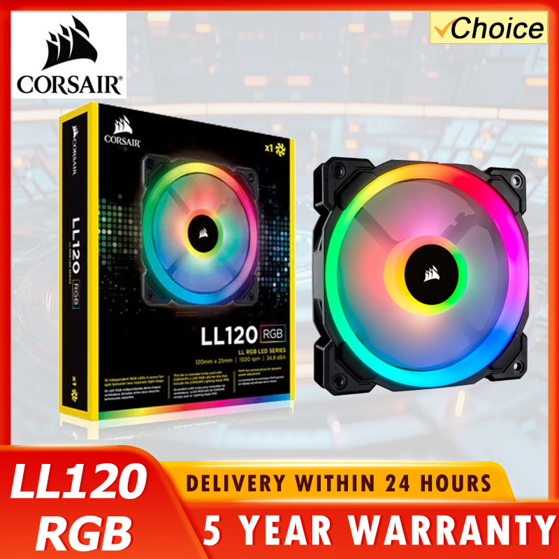 Led Ring Light - Wentylator CORSAIR LL120 RGB 120mm z