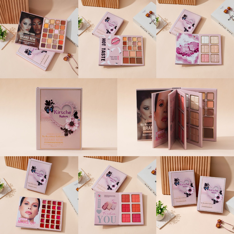 Beauty Book Makeup Kit - KSIĄŻKA Makijaż 5-warstwowa płyta książkowa Perłowy