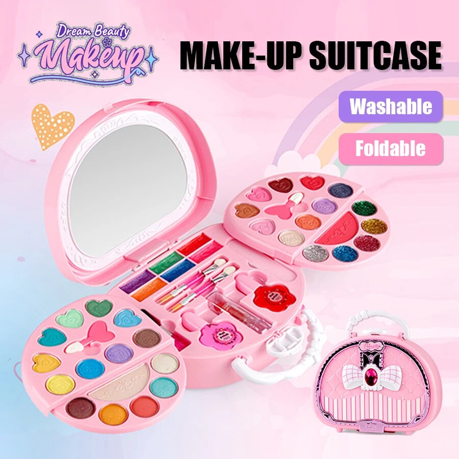 Beauty Makeup Kit For Girls - Zestaw kosmetyków dla dzieci Zestaw do
