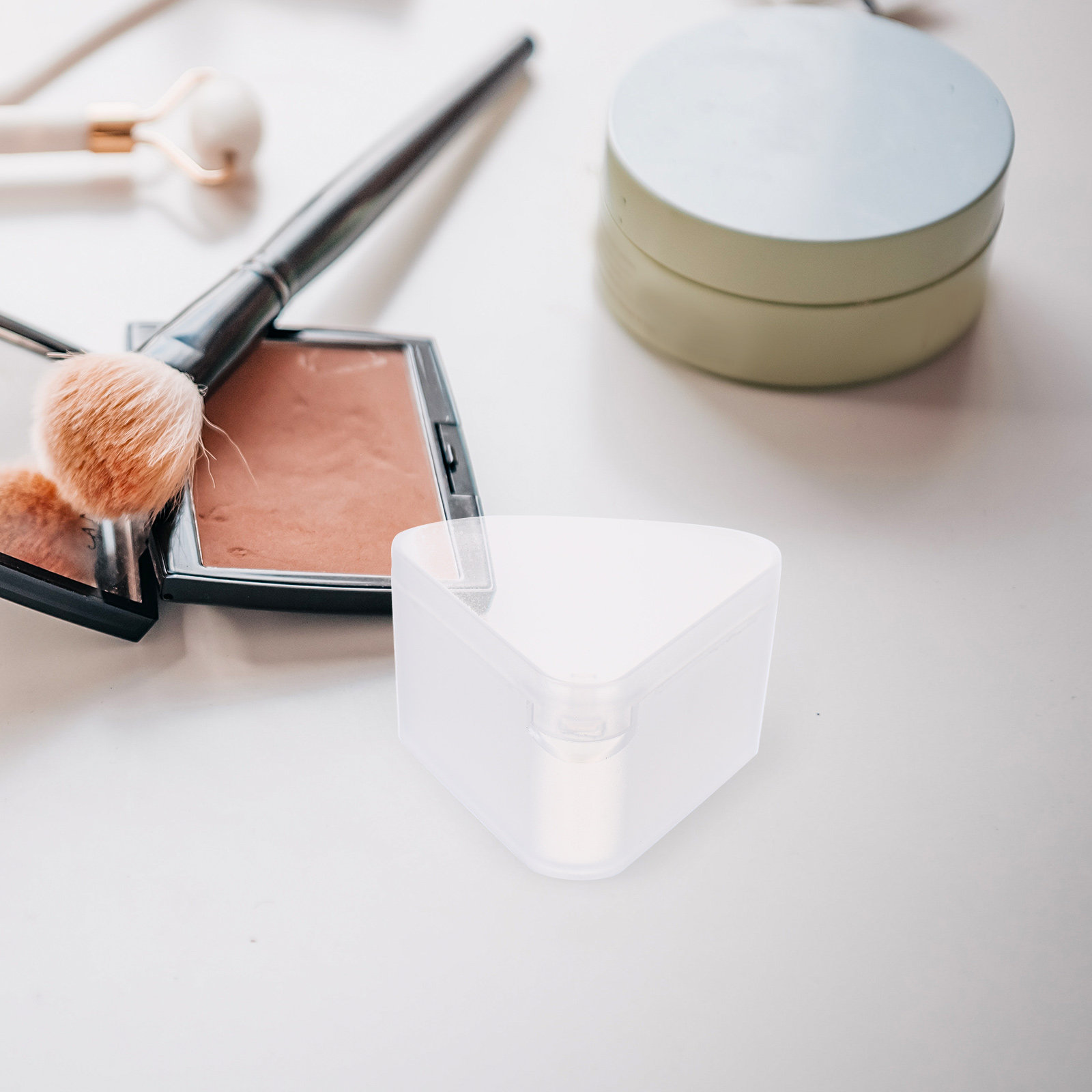 Beauty Makeup Sponge - 6 szt. Trójkątne etui na puder,