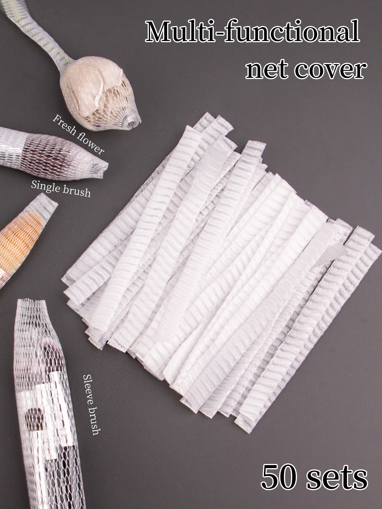 Beauty Makeup Kit - Zestaw 50 szt. siatek ochronnych na