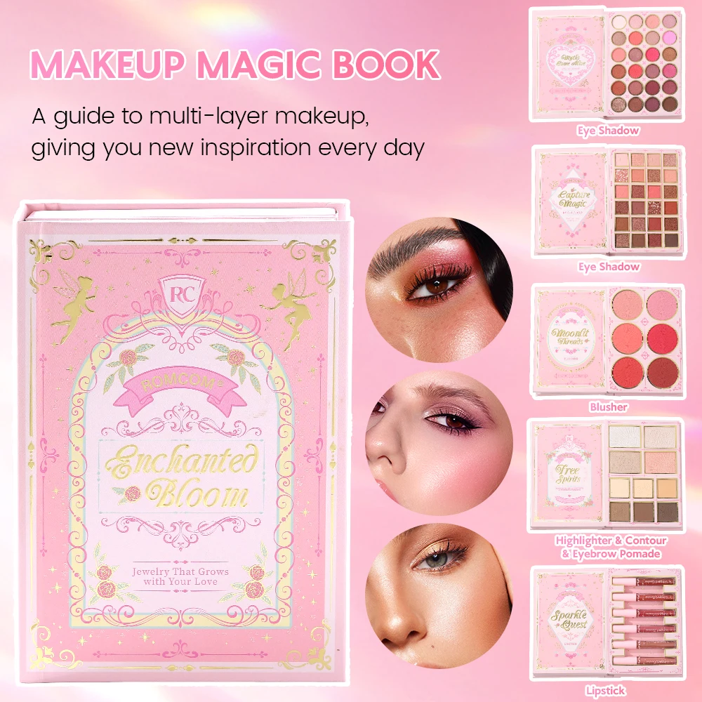 Beauty Book Makeup Kit - Paleta do makijażu 5 w 1,
