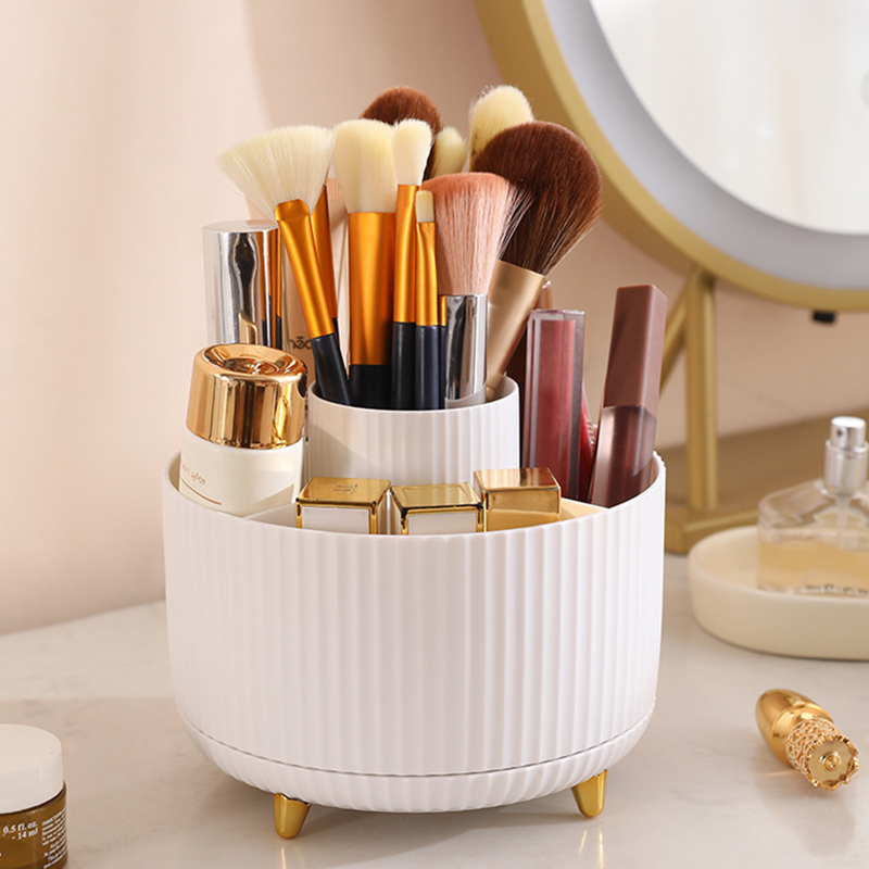 Beauty Makeup Desk - 1 szt. 360 ° Obrotowy pojemnik