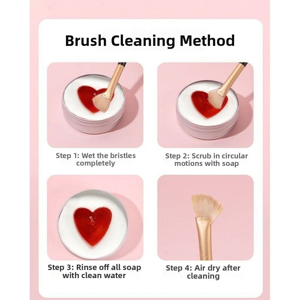 Beauty Makeup Sponge - Mydło do czyszczenia pędzli do makijażu