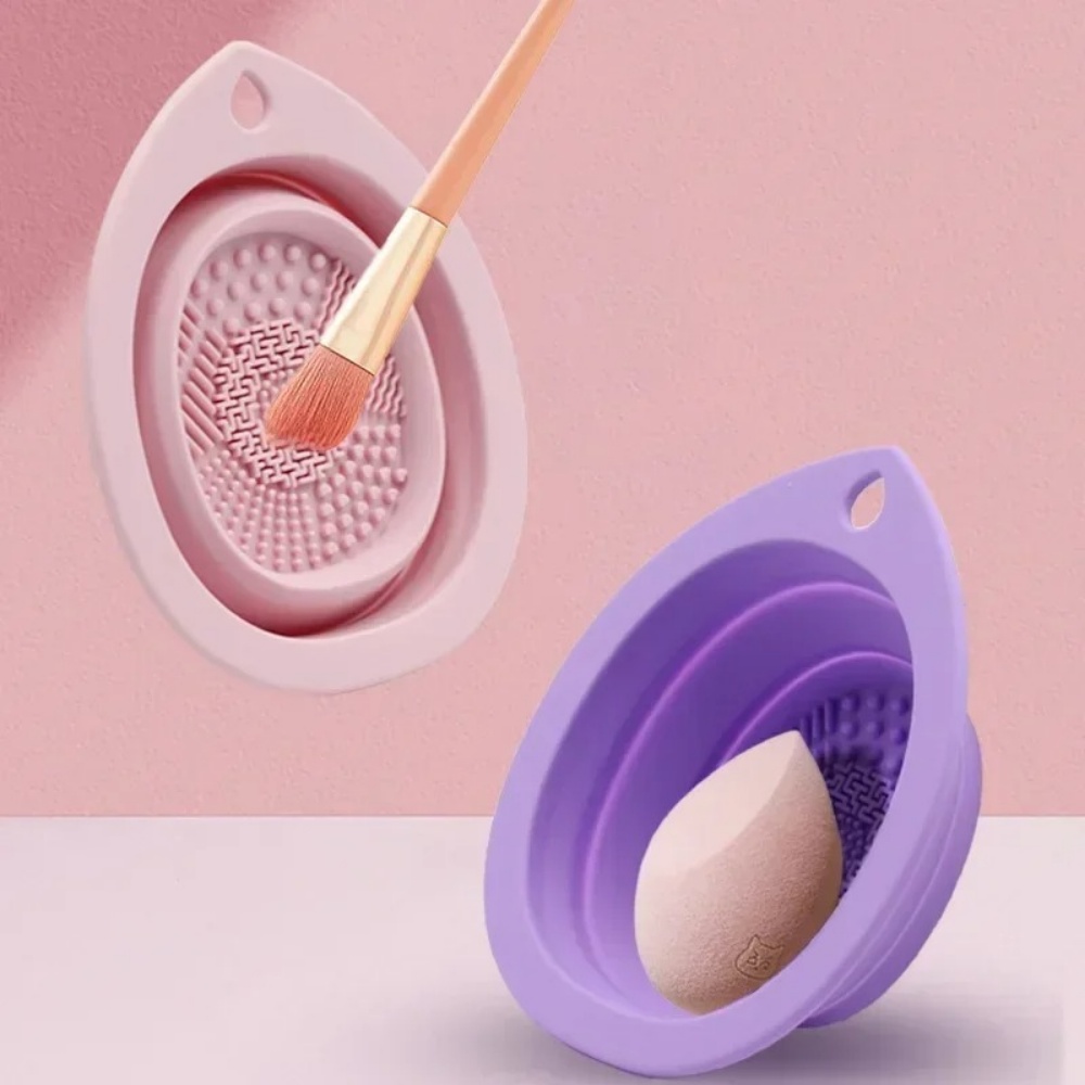 Beauty Makeup Sponge - Silikonowa miska do czyszczenia pędzli do