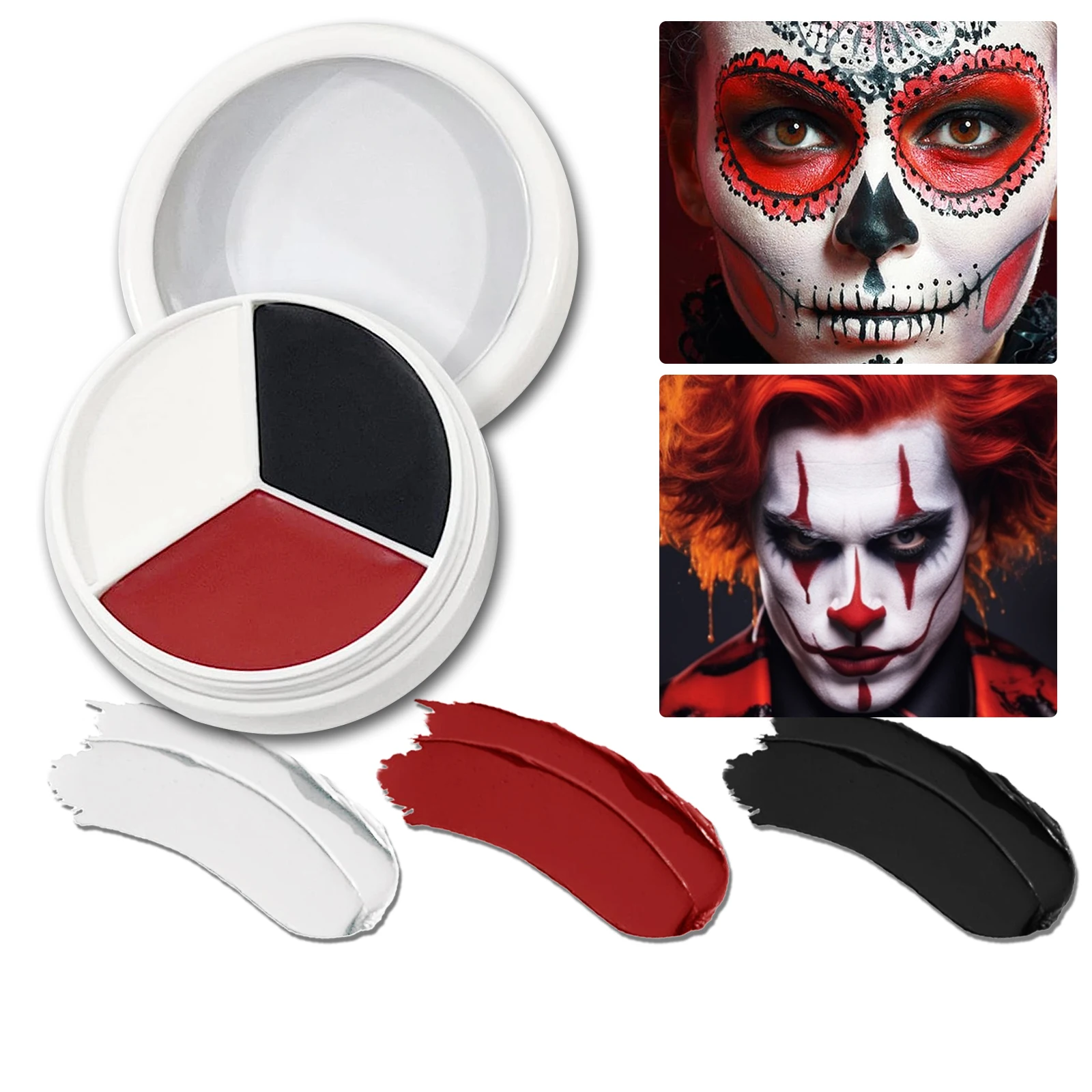 Beauty Makeup Pictures - Halloween paleta do makijażu twarz farba