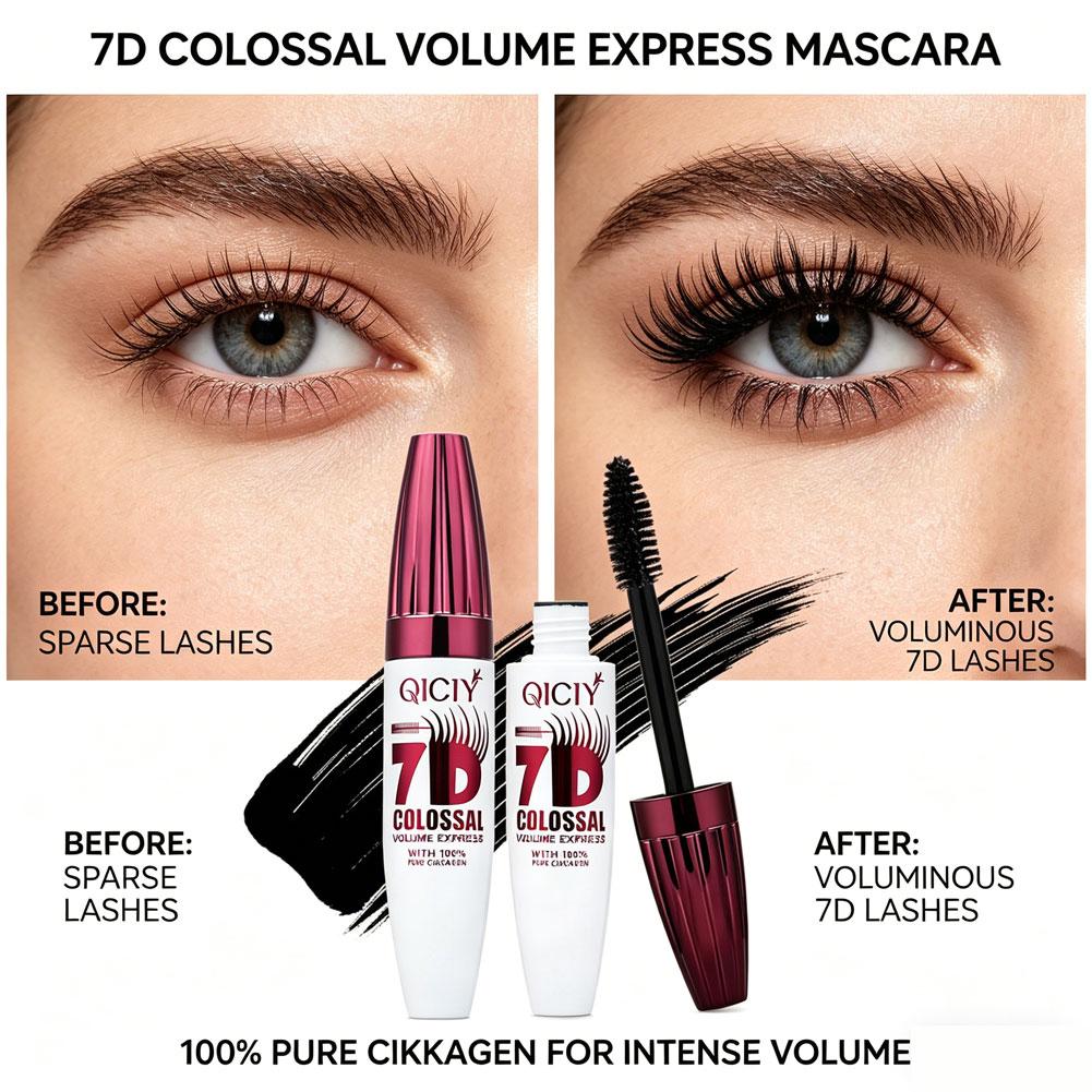 Waterproof Mascara Wand - Wodoodporny tusz do rzęs 7D, długotrwały,