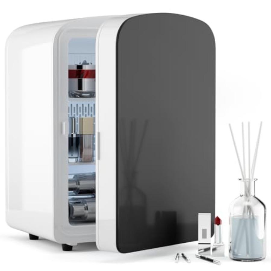 Beauty Makeup Desk - Mini lodówka 9L do sypialni, samochodu,