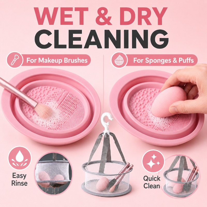 Silikonowa miseczka 2w1 do czy – Beauty Makeup Sponge recenzja i cena