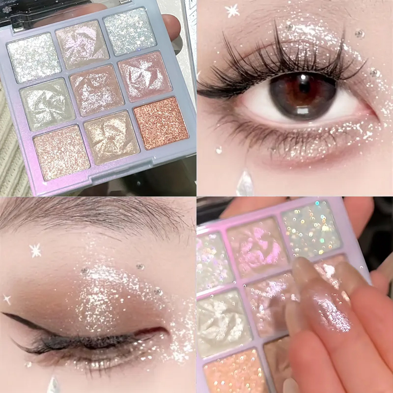 Snowflake 9-kolorowy cień do p – Beauty Book Makeup Kit recenzja i cena