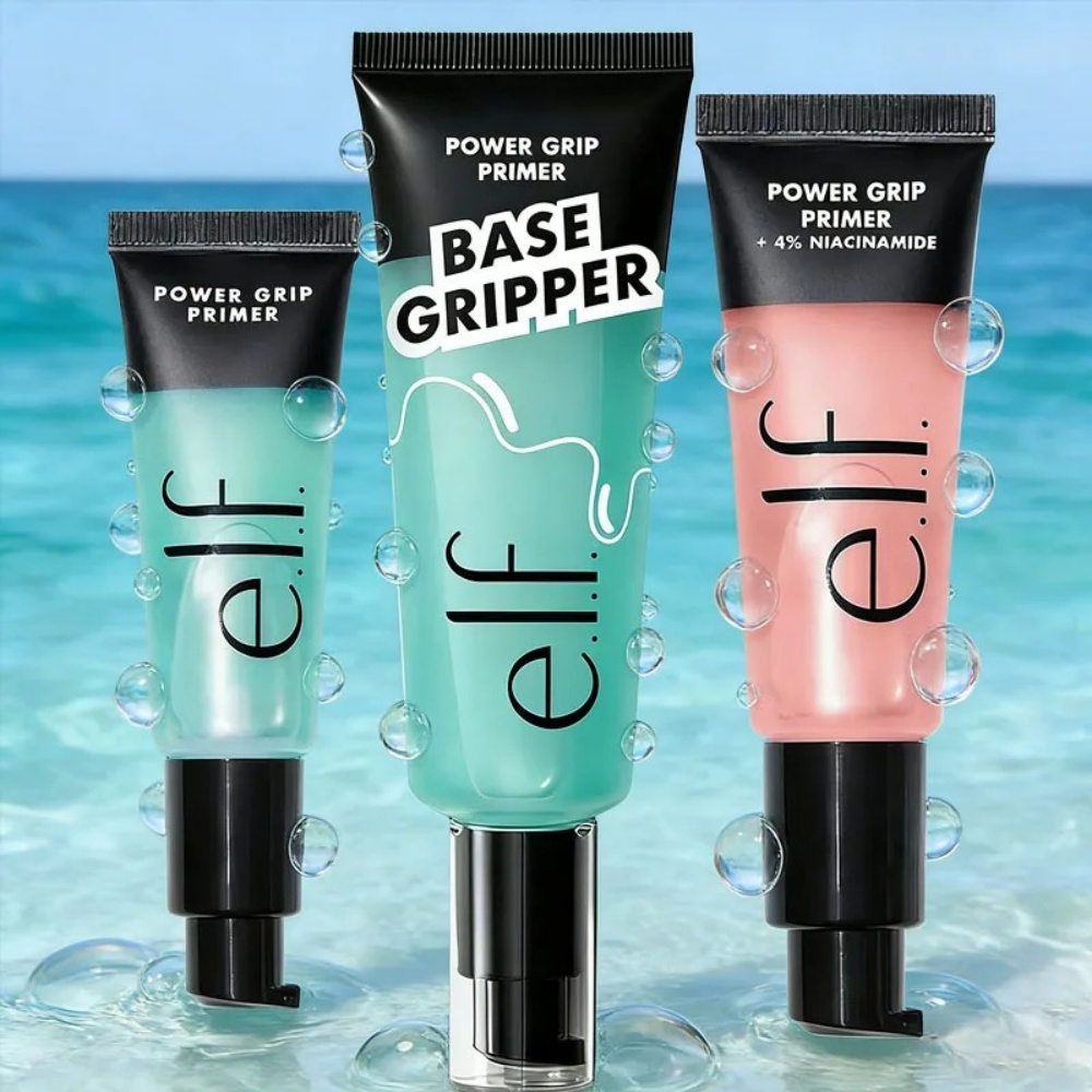 24/75ML Elf Power Grip Primer  – Huda Beauty Makeup Set recenzja i cena