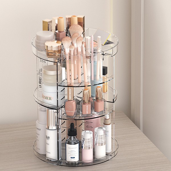 Obrotowy o 360 stopni organize – Beauty Makeup Desk recenzja i cena