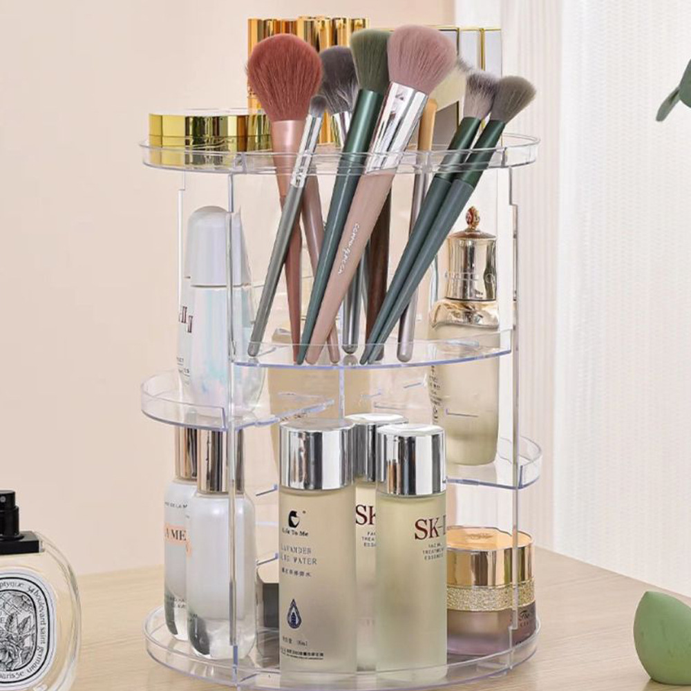 Obrotowy o 360 stopni organize – Beauty Makeup Desk recenzja i cena