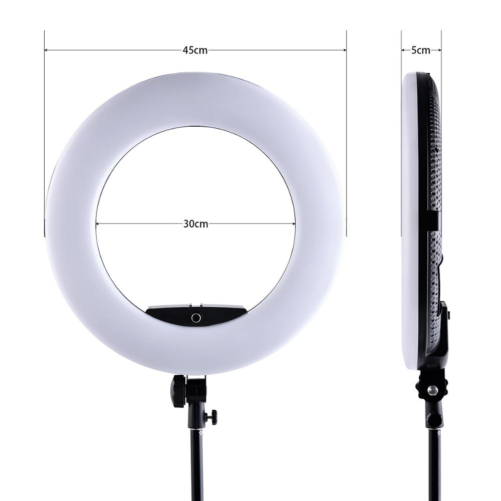 18-calowa lampa pierścieniowa  – Led Ring Light recenzja i cena