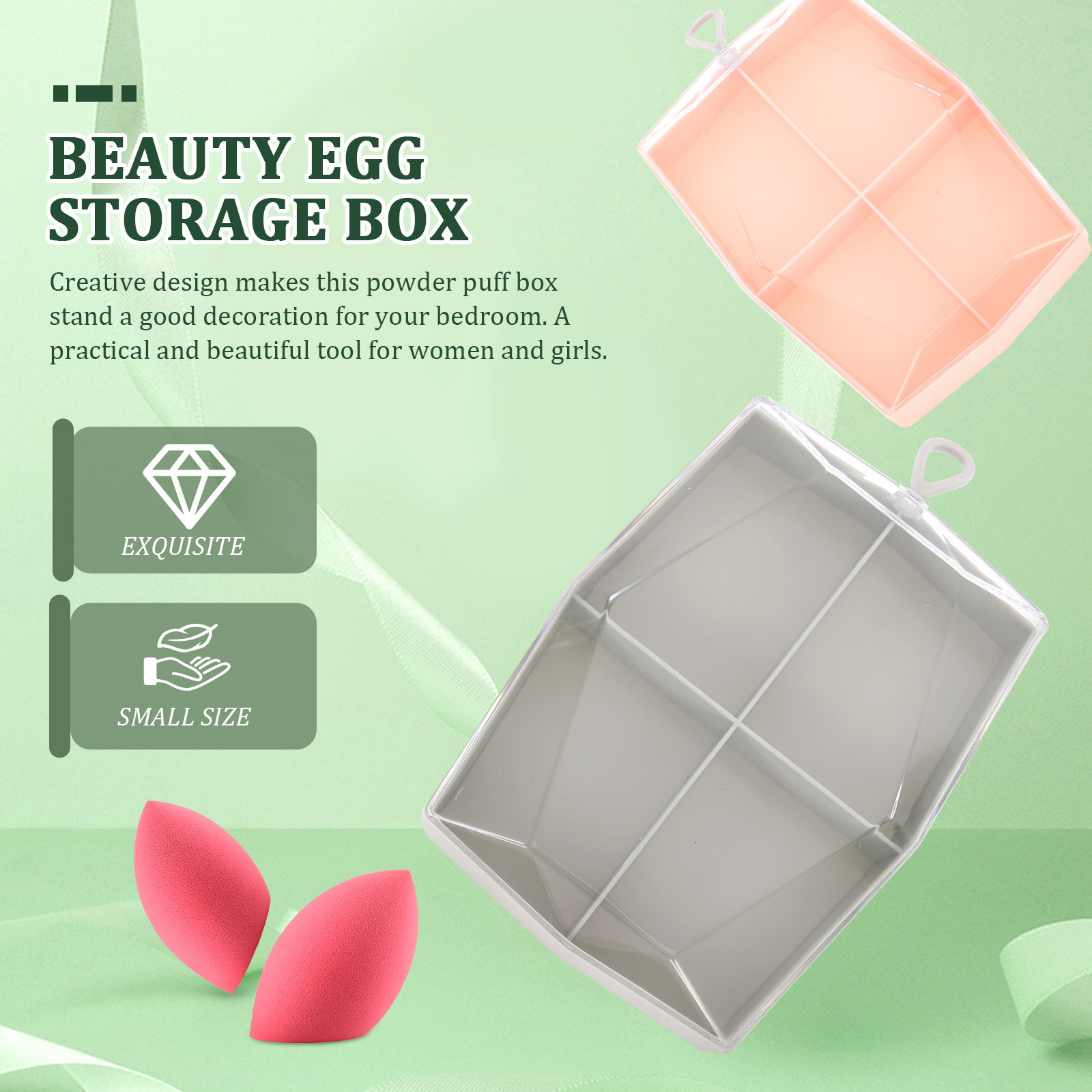 2 szt. wysokiej jakości pudełe – Beauty Makeup Sponge recenzja i cena