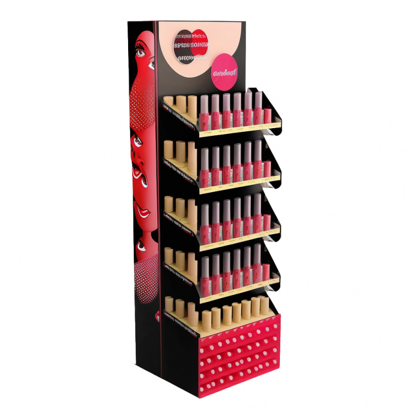 Stojak ekspozycyjny z kartonu  – Beauty Makeup Store recenzja i cena