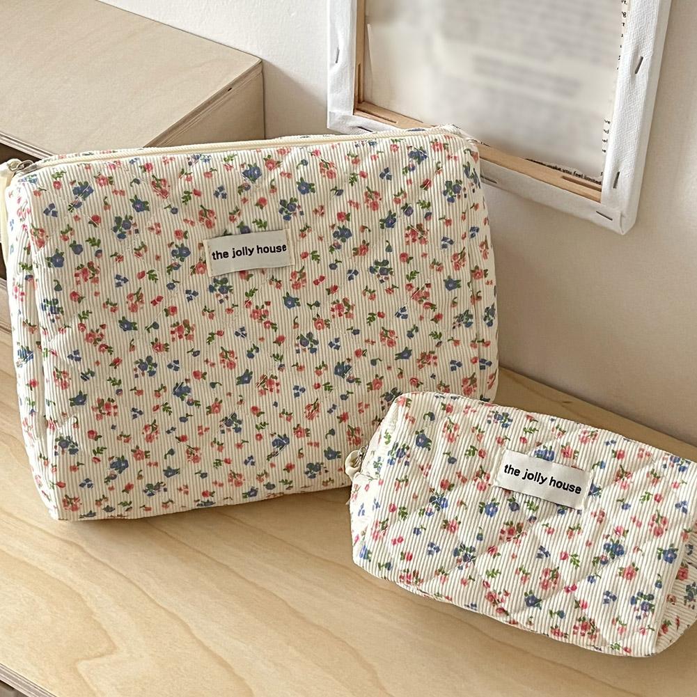 Vintage'owa kwiecista pikowana – Beauty Preservation Makeup Bag recenzja i cena