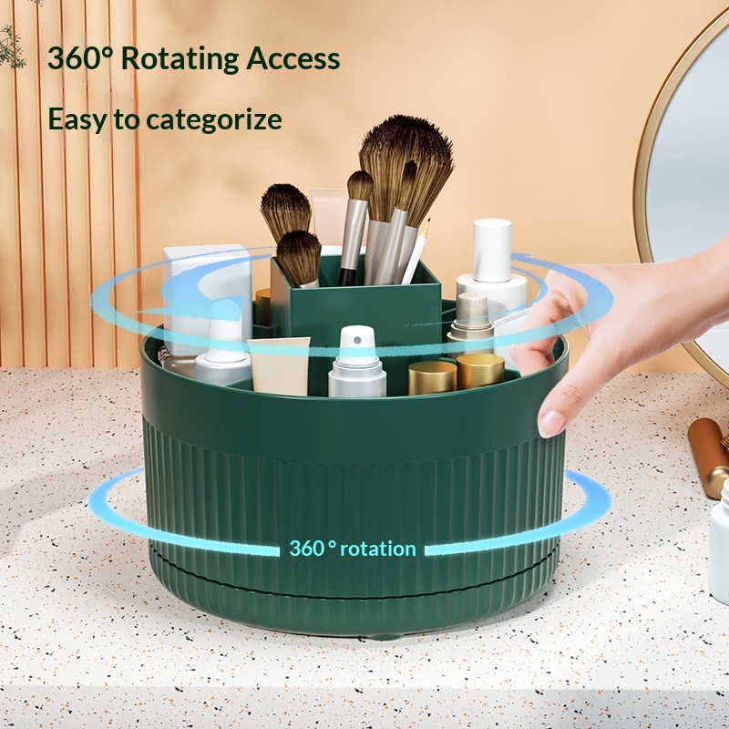 360 °   Obrotowy organizer na  – Beauty Makeup Desk recenzja i cena
