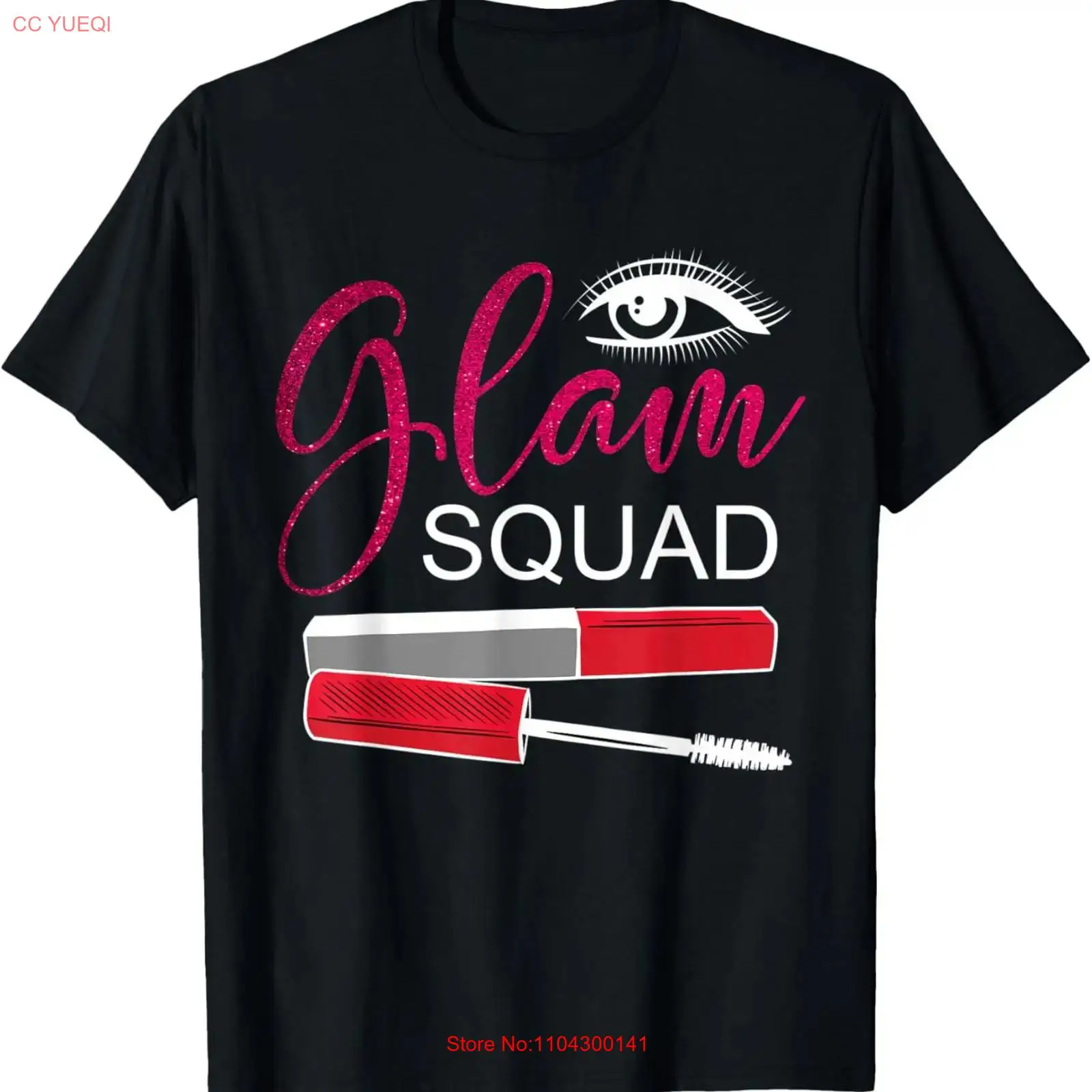 Koszulka Glam Squad Cute I Lov – Beauty Makeup Quotes Short recenzja i cena