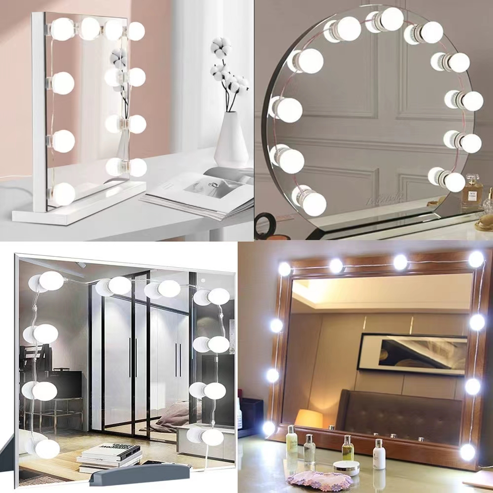 LED Light Paste Mirror Makeup  – Beauty Makeup Desk recenzja i cena