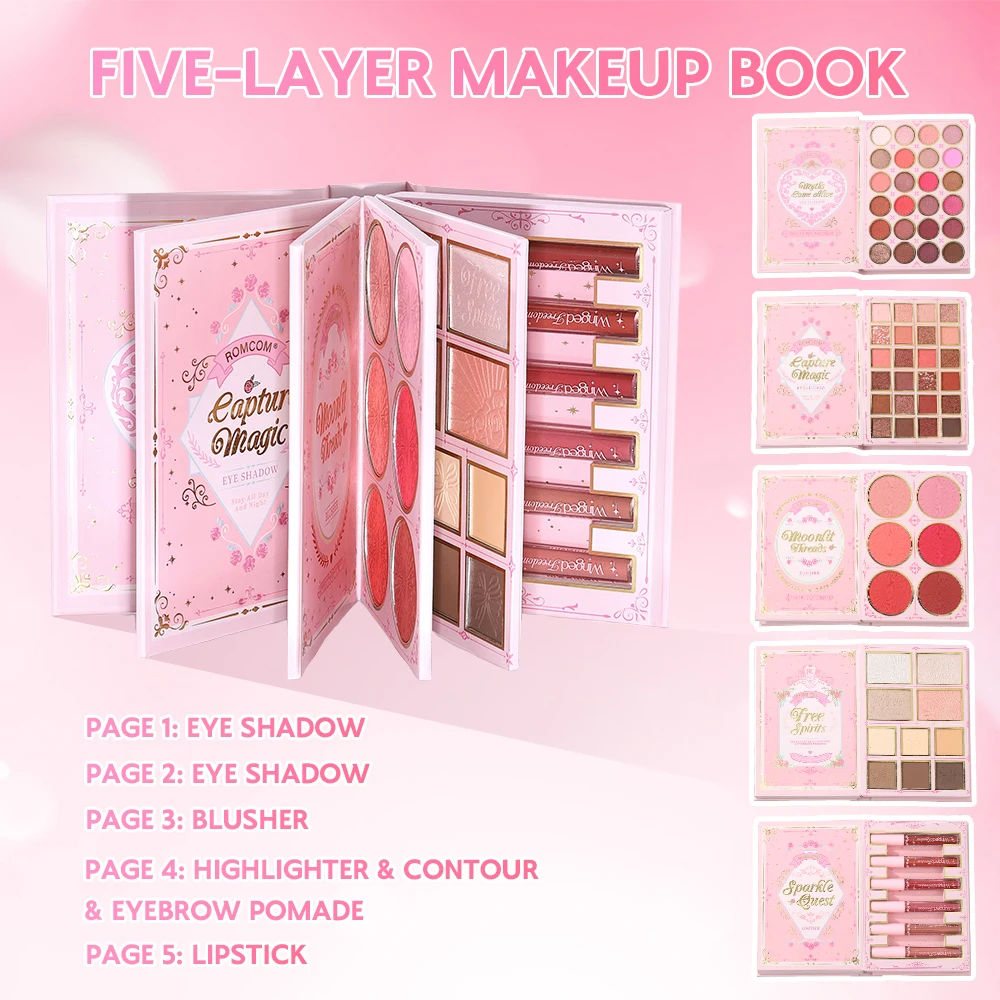 Paleta do makijażu 5 w 1, 48 c – Beauty Book Makeup Kit recenzja i cena