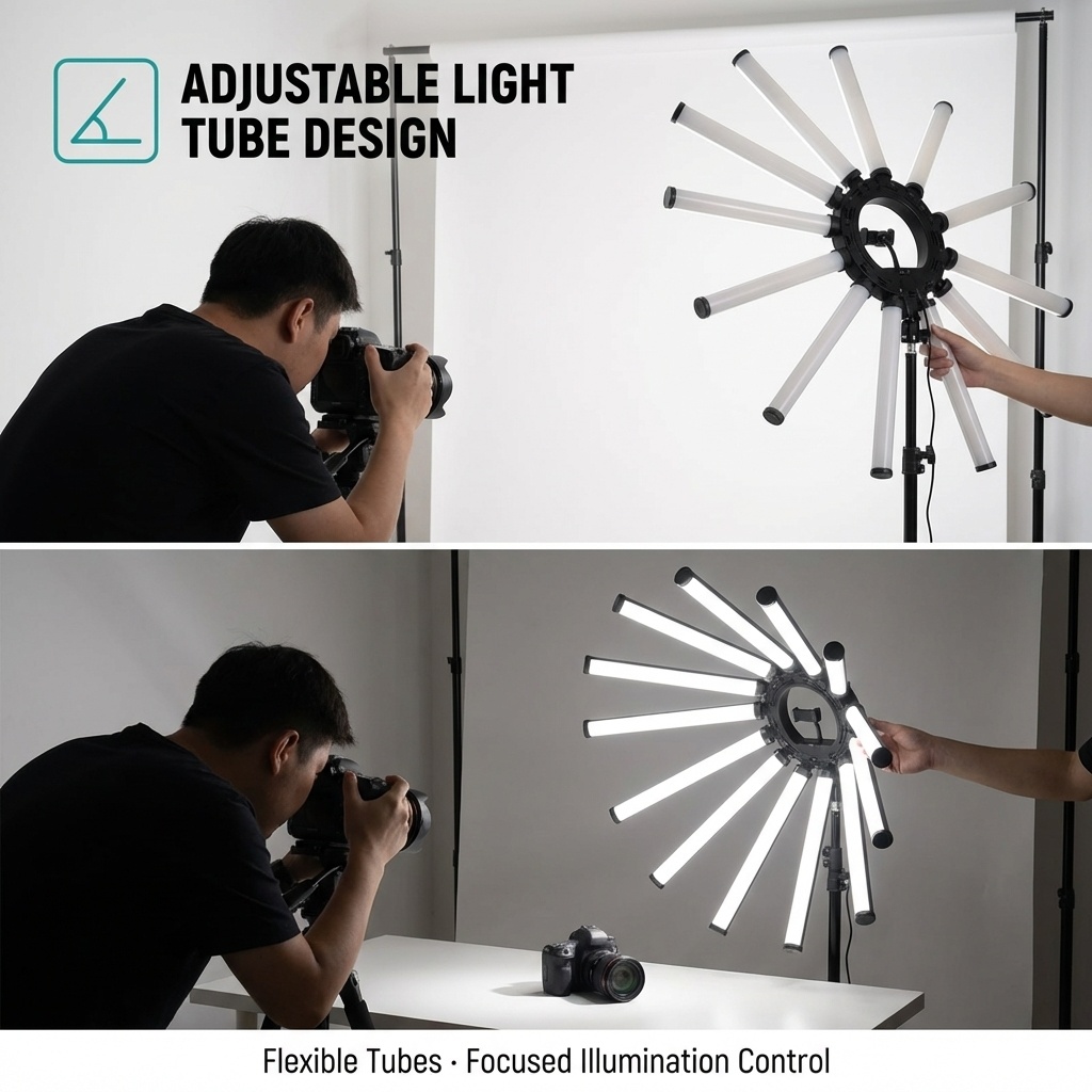 Zestaw oświetleniowy fotografi – Led Ring Light recenzja i cena