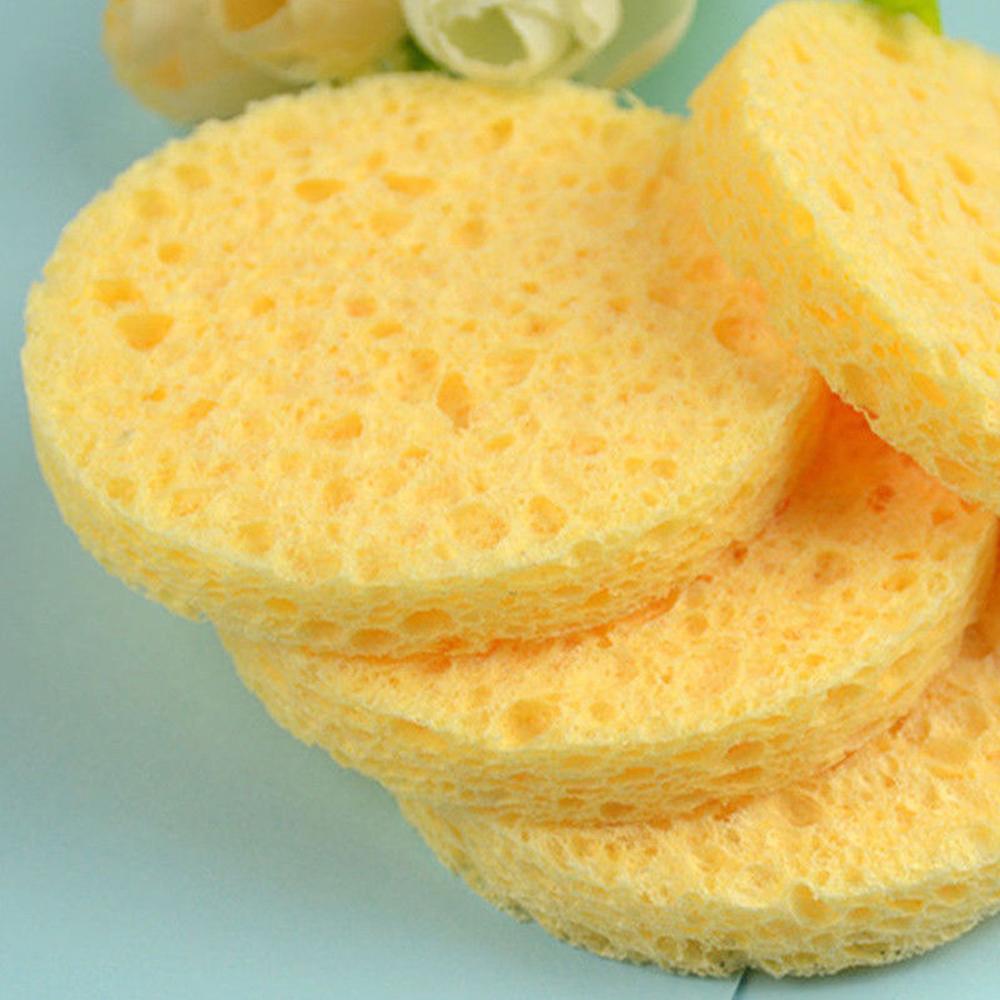 10 szt. 6-9cm Żółta Okrągła Gą – Beauty Makeup Sponge recenzja i cena