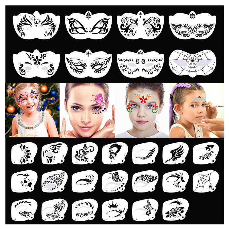 ▶ 8/20 SZT. Szablony do malowa – Beauty Makeup Pictures recenzja i cena