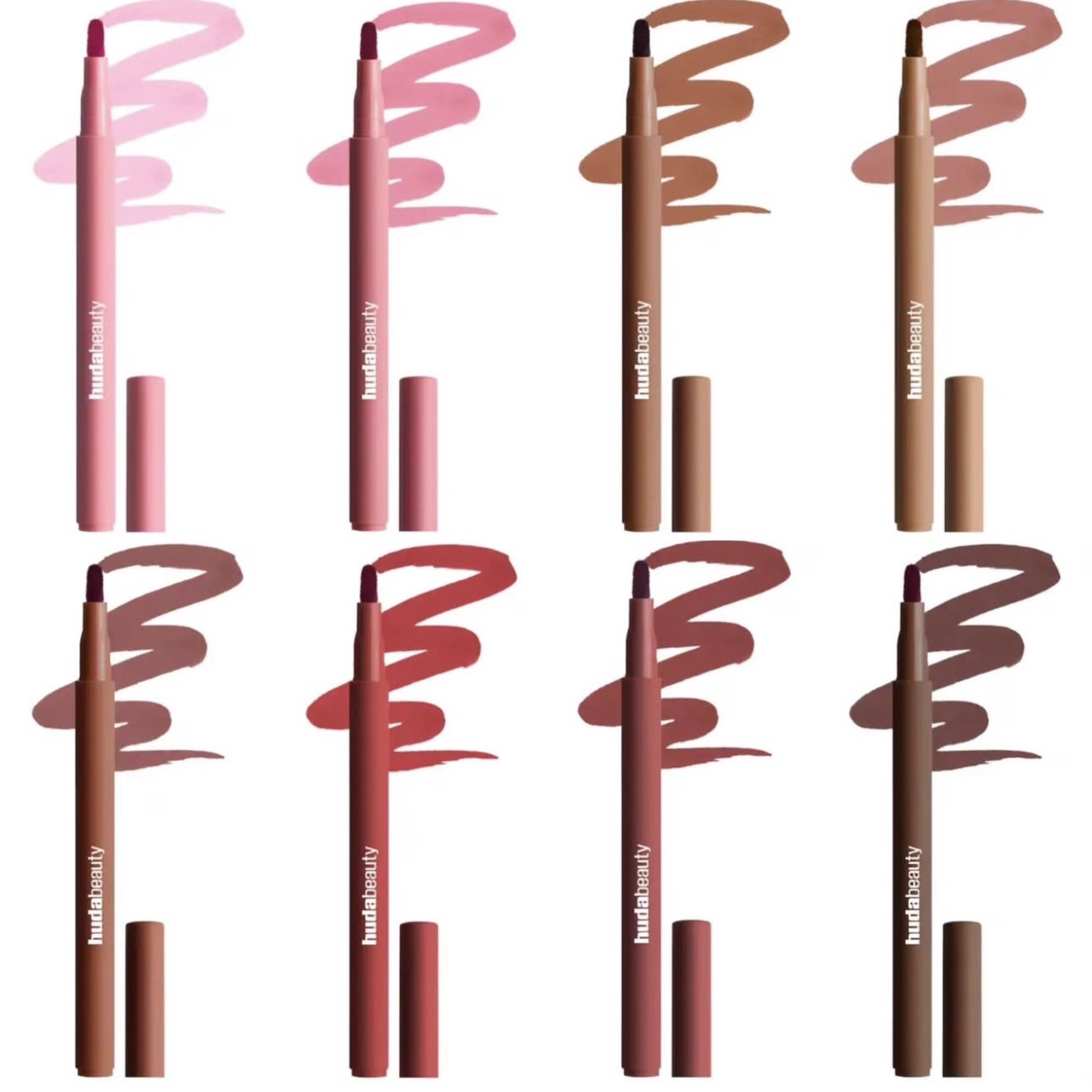 Zestaw 8 kolorowych kredek do  – Huda Beauty Makeup Set recenzja i cena